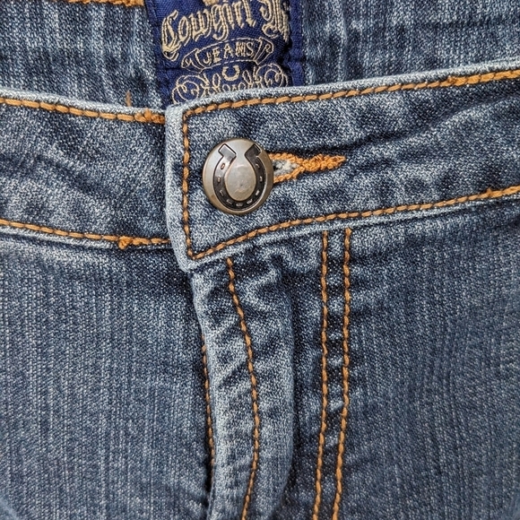 Cowgirl Up Boot Cut Jeans Sz 14/W33 - Picture 6 of 15